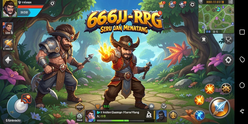 Gameplay RPG yang mendebarkan di 666J dengan karakter unik.