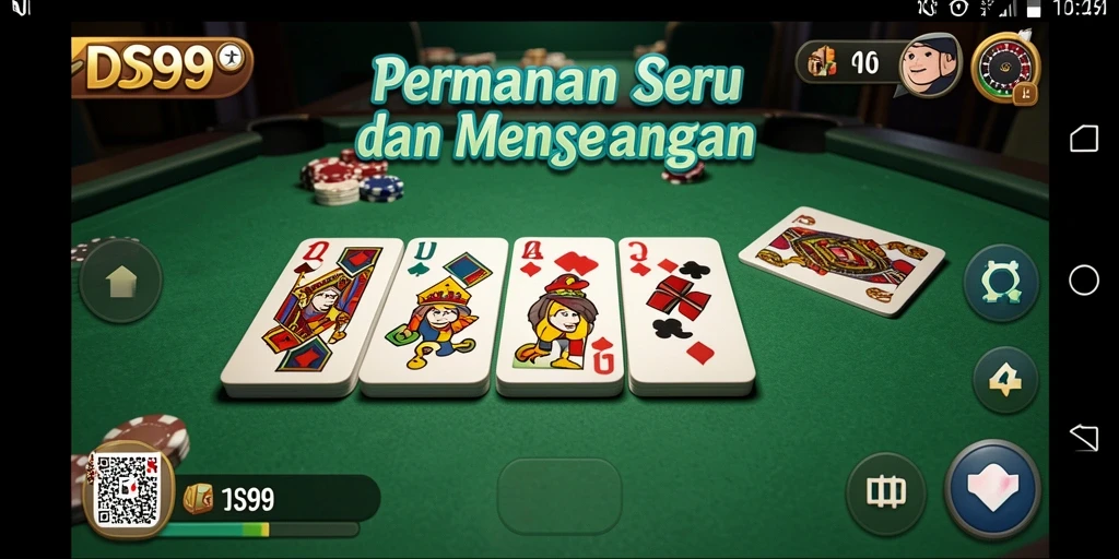 Gameplay seru dari DS99 yang menghadirkan Domino klasik.