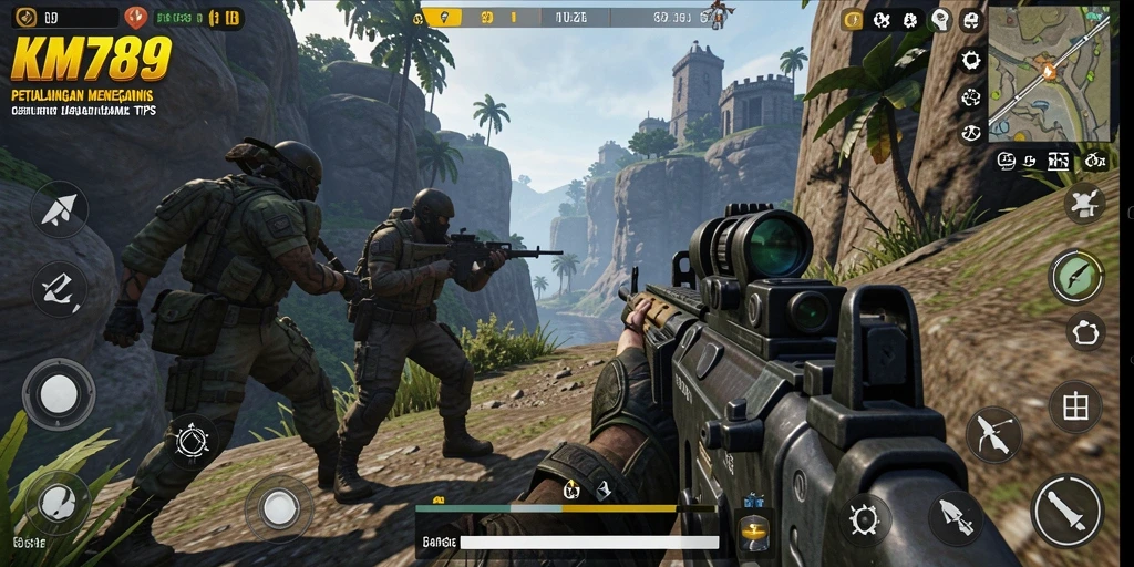 Tangkapan layar dari gameplay yang mendebarkan di KM789.