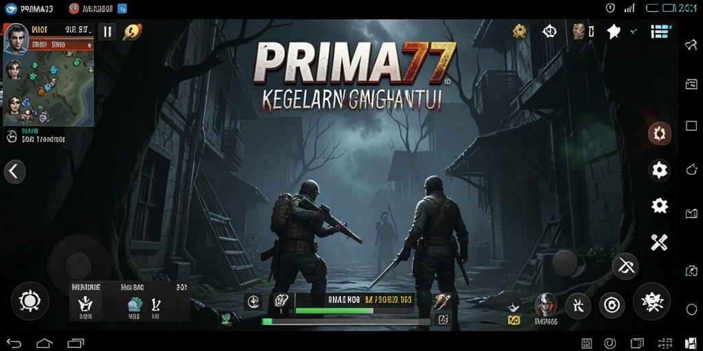 Screenshot gameplay menampilkan momen mencekam di dalam <strong>PRIMA77</strong>.