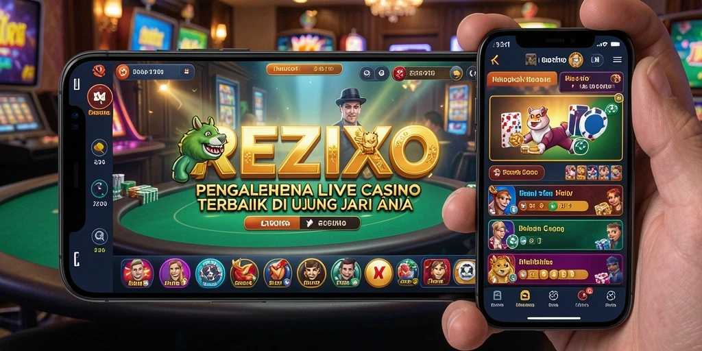 Gameplay seru di aplikasi Live Casino REZIXO dengan dealer profesional.