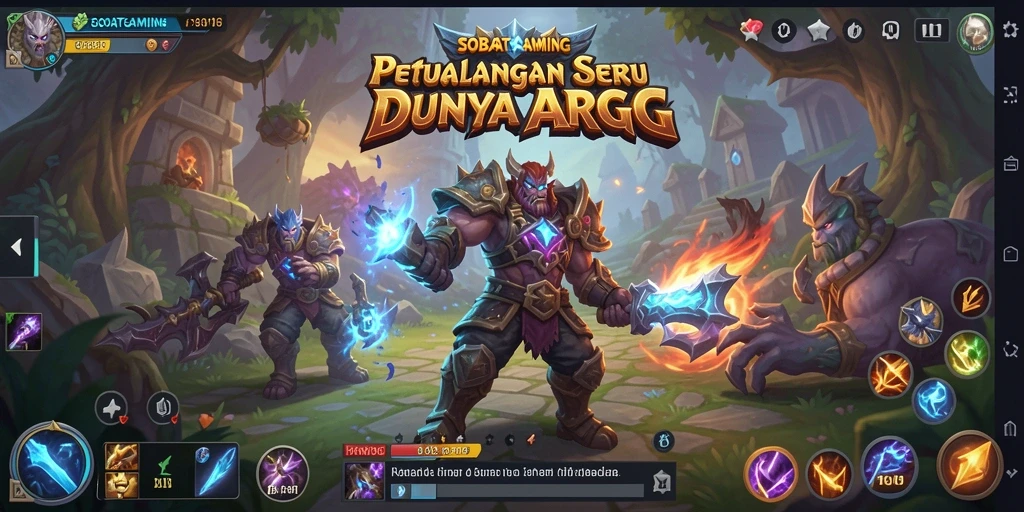 Menampilkan pertarungan seru dalam dunia ARPG.